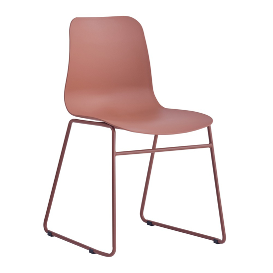 Imagen de Silla Moderna de Polipropileno con Base de Metal Mövi