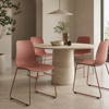 Imagen de Silla Moderna de Polipropileno con Base de Metal Mövi