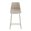 Imagen de Taburete Alto Minimalista con Respaldo y Base de Hierro Mövi
