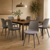 Imagen de Silla de Comedor de Polipropileno con Asiento Acolchonado Mövi