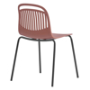 Imagen de Silla de Comedor Bicolor con Patas de Hierro Mövi