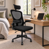Imagen de Silla De Oficina Ergonómica Con Apoyacabezas Mövi
