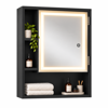 Imagen de Espejo de Baño Estantes Iluminación LED 3 Tonos