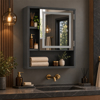 Imagen de Espejo de Baño Estantes Iluminación LED 3 Tonos