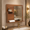 Imagen de Espejo para Baño con Estantes 55 x 45 cm para Amurar