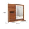 Imagen de Espejo para Baño con Estantes 55 x 45 cm para Amurar