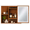 Imagen de Espejo de Baño con Luz LED y Estantes 45 x55 cm Mövi