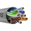 Imagen de Nexxt Professional Cat6 UTP Cable 4P 24AWG CM 305m GR